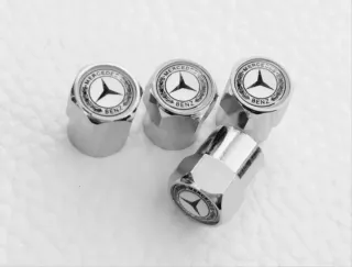 Mercedes 4 Tapones Valvula para Neumaticos Llantas