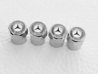 Mercedes 4 Tapones Valvula para Neumaticos Llantas