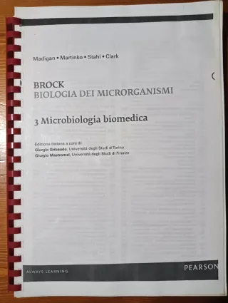 Libro universitario usato Microbiologia Biomedica