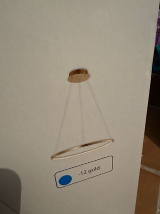 Lámpara de techo LeuchtenDirekt Aro Plata