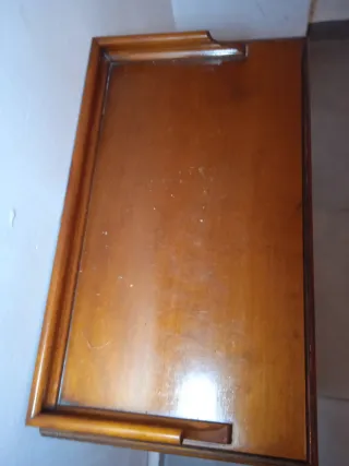 Auxiliar vintage de madera