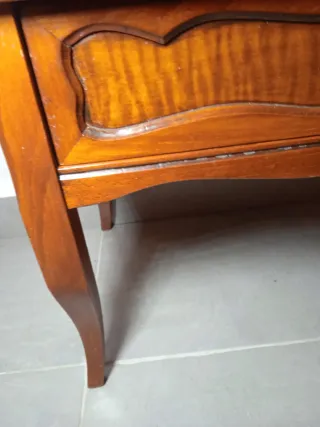 Auxiliar vintage de madera