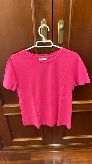 Camiseta ZARA rosa