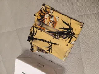 Camiseta Superdry S Tigres y Bambú Overside