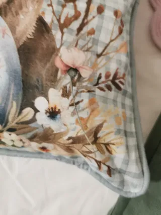 Cuscino Nuvole di Stoffa Conigli Pasquali