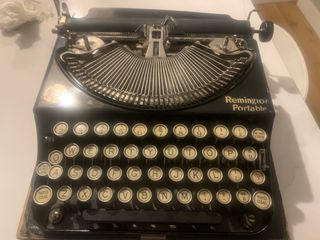 Máquina de escribir Remington Portable Inglesa