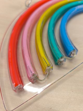 Lampada LED Neon Arcobaleno Decorazione da Parete