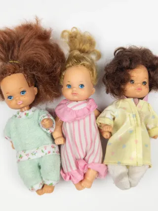 Lote 3 Bebés Barbie Familia Corazón/ heart family