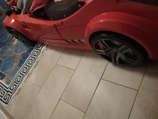 Cama infantil coche Çilek roja