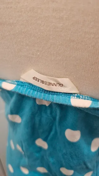 Vestido camisón lunares volantes