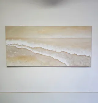 Cuadro Texturizado Playa 150x70cm