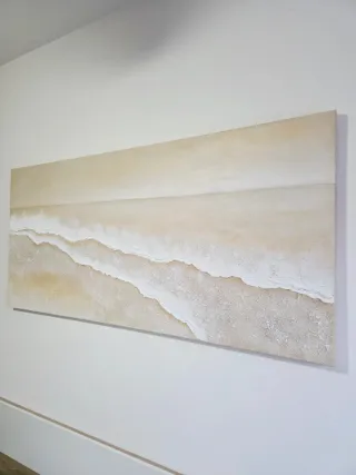 Cuadro Texturizado Playa 150x70cm