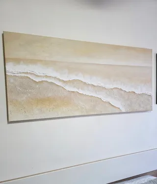 Cuadro Texturizado Playa 150x70cm