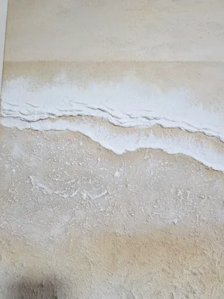 Cuadro Texturizado Playa 150x70cm