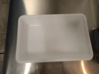 Set di cinque vasche per alimenti