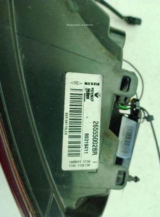 Renault 22864277 piloto trasero 265550028r megane