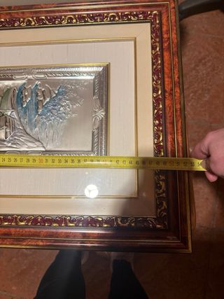 Cuadro decorativo de barcos en metal