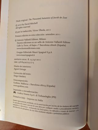 Mil Otoños, de David Mitchell