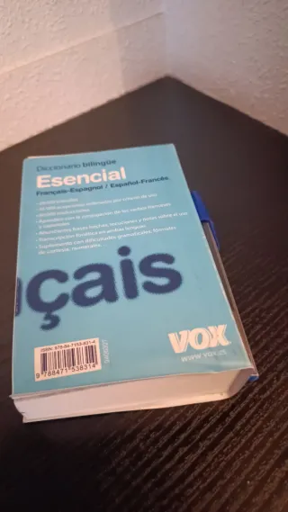 Libro Diccionario esencial Vox Frances Español