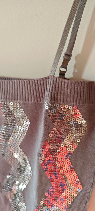 Canotta Glitter Lana Merino L/XL