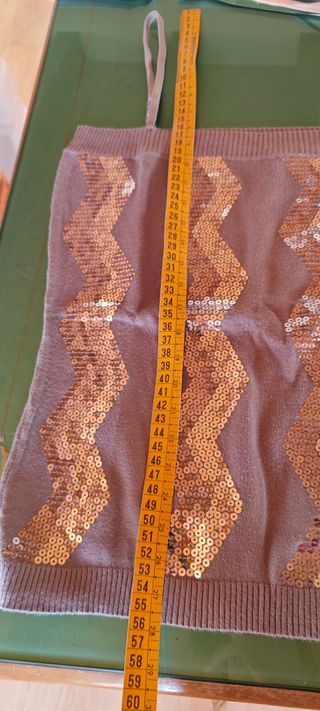 Canotta Glitter Lana Merino L/XL