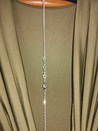 Vestido verde largo drapeado