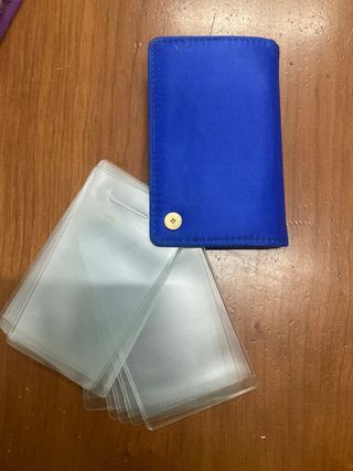 MSK Cartera Azul con Porta Tarjetas