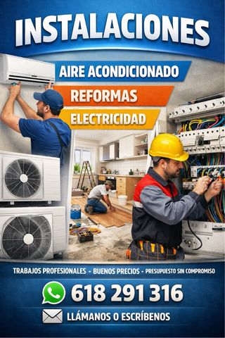 Climatizacion, electricidad y reformas