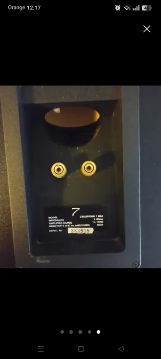 PAREJA ALTAVOCES CELESTION 7 mkII