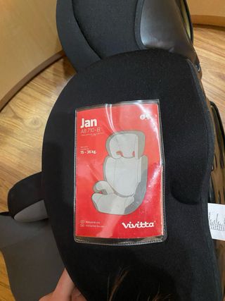 Silla coche Jan desmontable 15-36 kg