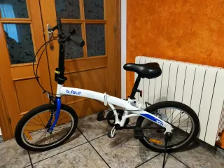 Bicicleta plegable B-Fold blanca
