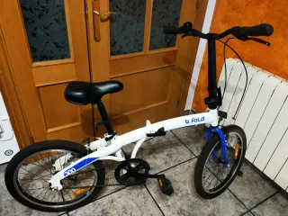 Bicicleta plegable B-Fold blanca