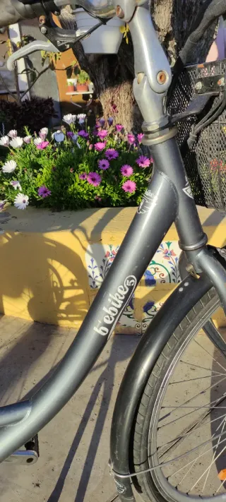 Bicicleta Paseo 26 Gris con llantas de aluminio .