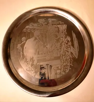 Bandeja Coca-Cola Vintage Años 80