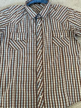 Camicia uomo manica corta XL a quadri