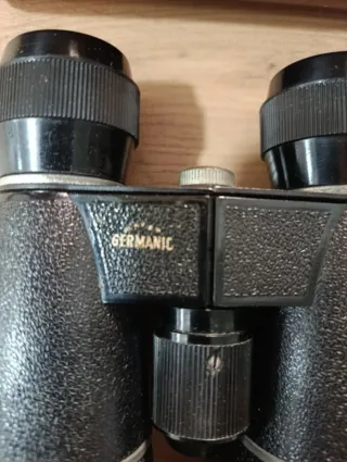 Prismáticos Vintage con Funda de Cuero