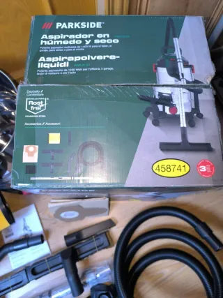 Aspiradora Húmedo y Seco 1400w Parkside