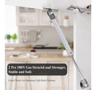 2x Resorte de Gas para Puerta de Armario 100N