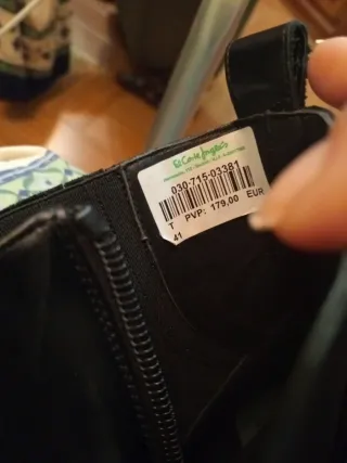 Botines negros tacón ancho