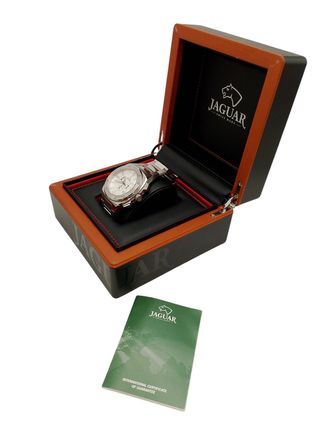 RELOJ JAGUAR EXECUTIVE PLATEADO J805 + CAJA + CERTIFICADO