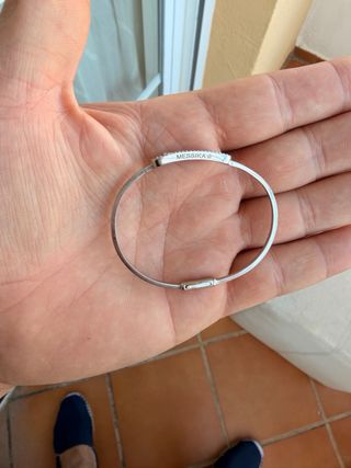 Pulsera Messika Diamantes Plata