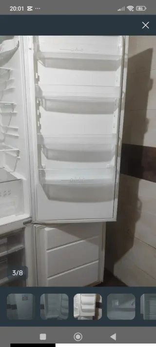 Nevera blanca Zanussi