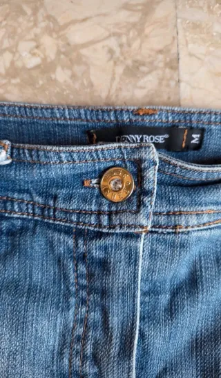 Gonna jeans blu taglia M