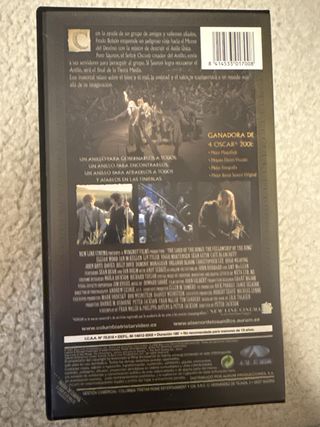 VHS El Señor de los Anillos: La Comunidad del anil