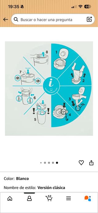 Papelera Tommee Tippee + Bolsas