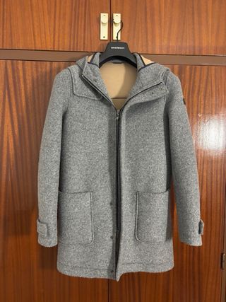 Abrigo Manuel Ritz Gris con Capucha