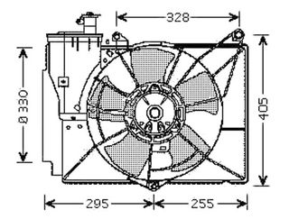 Ventilador TOYOTA Yaris 1.3, 1.5 99-