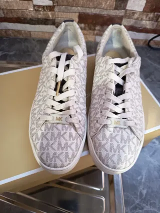 Zapatillas Michael Kors Mujer Beige/Blanco