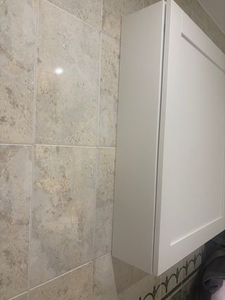 Armario baño Ikea blanco madera
