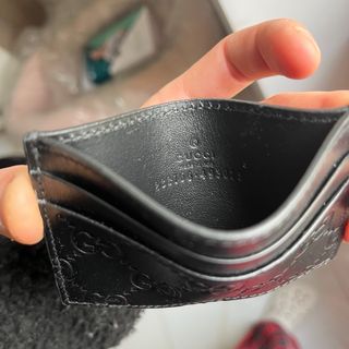 Porta carte Gucci nero